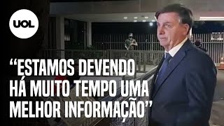 BOLSONARO EXPLICA ESCOLHA DE FÁBIO FARIA PARA MINISTÉRIO DAS COMUNICAÇÕES [upl. by Linzer]