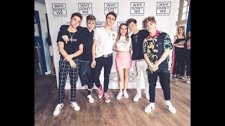 Meeting Why Dont We The Invitation Tour GlasgowVip  Concert Vlog [upl. by Adnawyt]