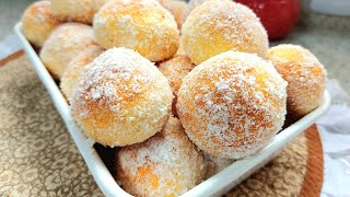 Bolinho de chuva ASSADO Massa fofinha e gostosa  bolinho de chuva fácil [upl. by Htrap]