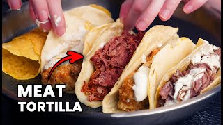 3 Carnivore Tacos Youll Eat EVERY Day 2 Ingredients [upl. by Jilli]