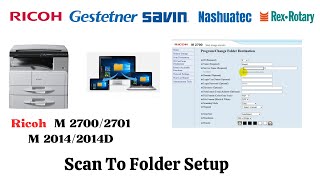 Ricoh M2701 Scan to Folder Setup StepbyStep Guide for Seamless Scanning [upl. by Wiltshire]