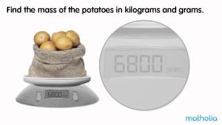 Converting Grams to Kilograms and Grams [upl. by Atinot313]