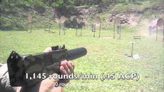 Shooting a MAC10 45 ACP Full Auto Machine Pistol [upl. by Seabrooke734]