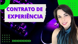 CONTRATO DE EXPERIÊNCIA TEM AVISO PRÉVIO DEMISSÃO DURANTE O CONTRATO DE EXPERIÊNCIA [upl. by Calloway]