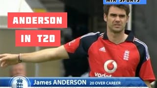 James Anderson Bowling in t20  Aus vs Eng t20 [upl. by Perot2]