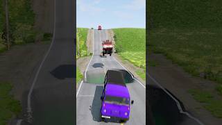 Cars vs giant pit part764 shortvideo beamngdrive shorts india truck [upl. by Lukas]