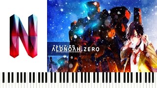 Aldnoah Zero ED2  aLIEz Piano Cover  Synthesia [upl. by Misaq917]