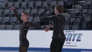 Ellie Korytek  Timmy Chapman  Senior Pairs SP  2025 Eastern Sectional US Pairs Final [upl. by Kantos]