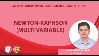 NewtonRaphson multi Variable [upl. by Kitty]