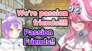 Towa and Raora are now Passion Friends in Hololive Ark moments [upl. by Odlaumor]