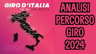 Analizziamo il percorso del Giro dItalia 2024  PRCP 71 [upl. by Nnylrats]