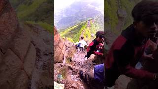 Hariharfort most dengerous trecking trekking travel trecking treckking adventure trektravel [upl. by Anhavas]