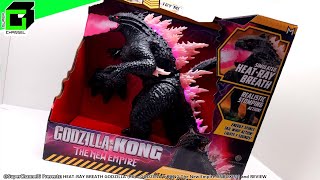 HEATRAY BREATH GODZILLA RC GODZILLA x KONG The New Empire  UNBOXING and REVIEW [upl. by Chenay46]