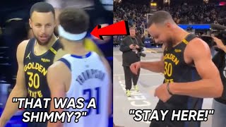 FULL Audio Of Steph Curry Trash Talking Klay Thompson “You Better Stay Here Stay Here”👀 [upl. by Heise]