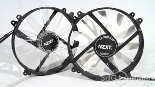 1430  NZXT FZ Airflow 200mm Fans LED amp NonLED Video Review [upl. by Dyol132]