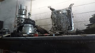 Dropping the 4l60e transmission off for rebuild Hopefully we dont get screwed [upl. by Roze]