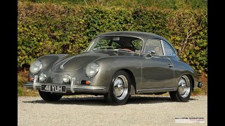 Porsche Sold 1959 356 A T2 1600 Super LHD coupe by Reutter [upl. by Pouncey845]