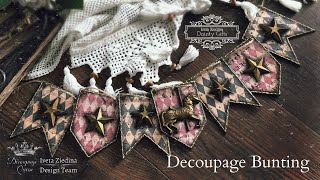 Decoupage Carnival Bunting [upl. by Faythe]