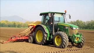 semina frumento 2017JOHN DEERE 5100 M  GASPARDO PRIMA Pi 400 [upl. by Notnats658]