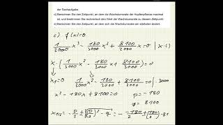 Textaufgabe zur Kurvendiskussion [upl. by Enilorak868]