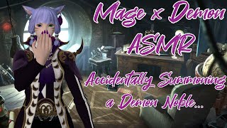 Struggling Apprentice Summons a Demon Noble ASMR Demon Listener Comfort Affection [upl. by Haldas698]