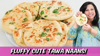 Fluffy Cute and Soft Stove Top Naans That Will Go Perfect with Any Dish Recipe in Urdu Hindi  RKK [upl. by Iruy]