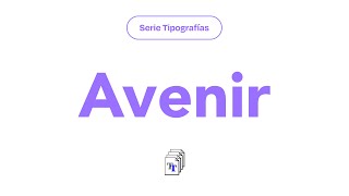 La tipografía mas pura de Frutiger  Avenir [upl. by Viola]