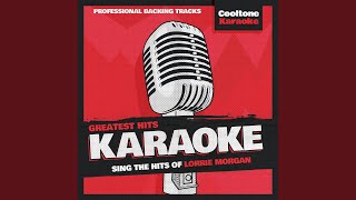 Watch Me Originally Performed by Lorrie Morgan Karaoke Version [upl. by Darce]