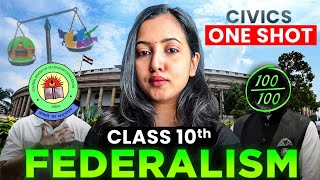 FEDERALISM FULL CHAPTER  CLASS 10 CIVICS  SHUBHAM PATHAK class10 sst socialscience federalism [upl. by Vaenfila]