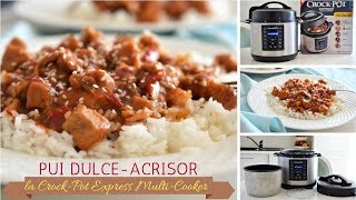 Reteta Pui dulceacrisor  Review CrockPot® Express MultiCooker [upl. by Wittenburg]