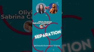 Olivia Rodrigo versus Sabrina Carpenter  Singing Hit Song Taste￼ [upl. by Joby]