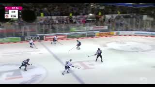 Les Lancasters first DEL goal against the Iserlohn roosters [upl. by Noval]