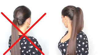 Coda alta Perfetta🤩🔥 FACILISSIMA  Perfect high ponytail It works👍 [upl. by Jaime]