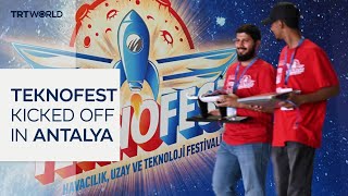 TEKNOFEST Youth Compete at Türkiyes Tech Festival in Antalya [upl. by Nolana]