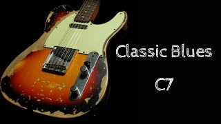 Blues Backing Track For Guitar Jam In C7 [upl. by Haela599]