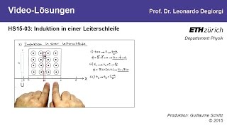 07 Induktion in einer Leiterschleife [upl. by Sands]