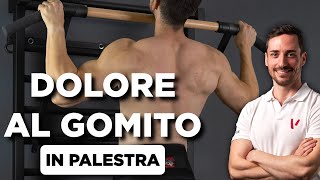 Dolore al gomito in palestra  Programma pratico per guarire [upl. by Grantland]