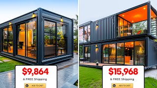 20 Affordable Shipping Container Homes You Can Buy Now [upl. by Akerdal]