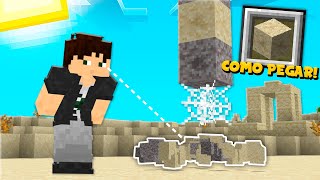 Como PEGAR AREIA e CASCALHO SUSPEITO no SURVIVAL  Minecraft Hardcore 120 [upl. by Maier259]