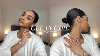 GRWM CLEAN GIRL AESTHETIC  6KENZA [upl. by Reckford]