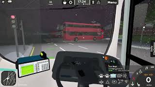 Special na 600 sub Croydon Roblox simulation Mode autobus przegubowy [upl. by Nivlag]