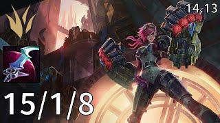 Vi Jungle vs KhaZix  EUW Diamond  Patch 1413 [upl. by Zischke]