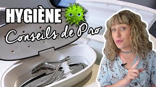 Parlons HYGIÈNE et STÉRILISATION 🦠Prothésiste Ongulaire [upl. by Nennarb]