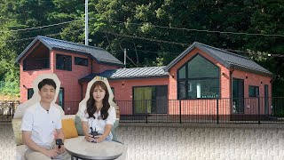 양평 송학리 전원주택멋진 커튼월과 다락이 있는 목조주택 [upl. by Bamby]