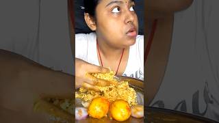 Behind the scenes of egg curry mukbang 🤣 funny moments mukbang biggbites behindthescene asmr [upl. by Semyaj]