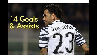 Dani Alves ● All 14 Goals amp Assists For Juventus ● 20162017 ● HD [upl. by Llebanna]