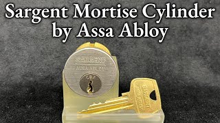 306 Sargent Mortise by Assa Abloy Picked and Gutted [upl. by Cuttie]