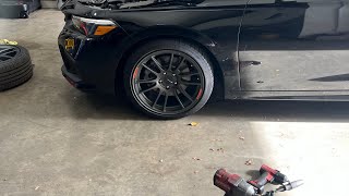 11TH GEN HONDA CIVIC SI REVIEW amp EIBACH LOWERING SPRINGS [upl. by Ynavoj]