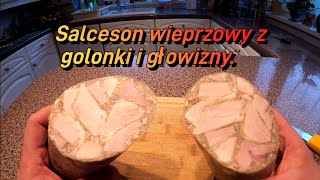 Odc 51 Pyszny swojski SALCESON z głowizną i golonką przepis od A do Z [upl. by Epuladaugairam]