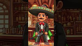 Mariachi Cartoon Grito ¡Viva Mexico Cabrones Mexican Independence Day ToonyVision [upl. by Dlaregztif890]